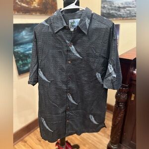 AFTCO “blue water” button down size large in GUC